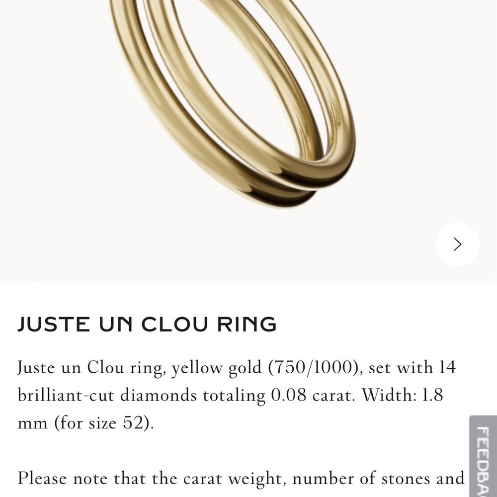 CARTIER RING JUSTE UN CLOU RING - Picture 3 of 10